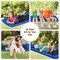 60 Inch Tree Swing with Strong Steel Frame and Oxford Cloth Seat for Garden Yard and Family Fun